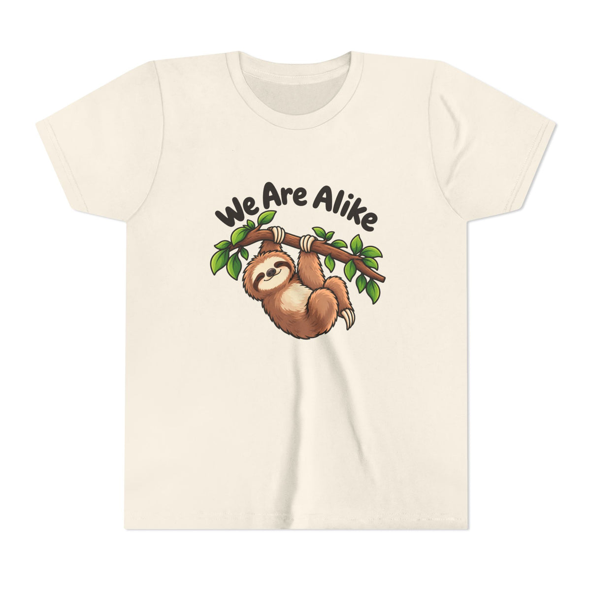 Cute Sloth “We Are Alike” Graphic T-Shirt