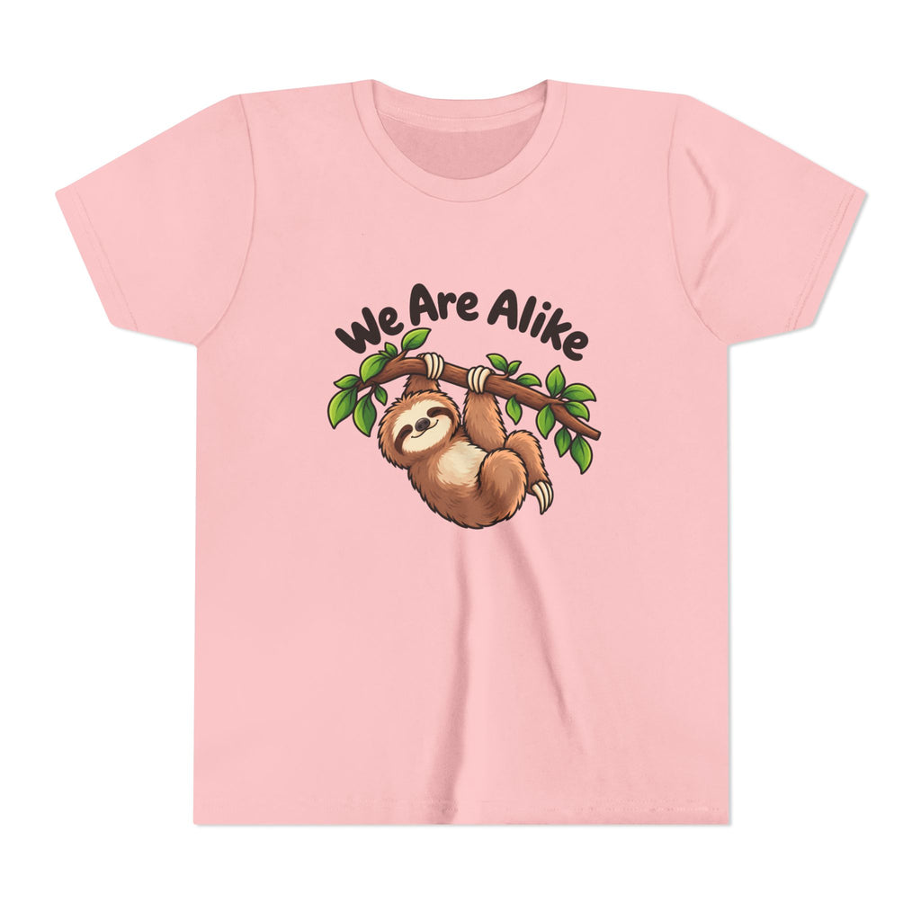Cute Sloth “We Are Alike” Graphic T-Shirt