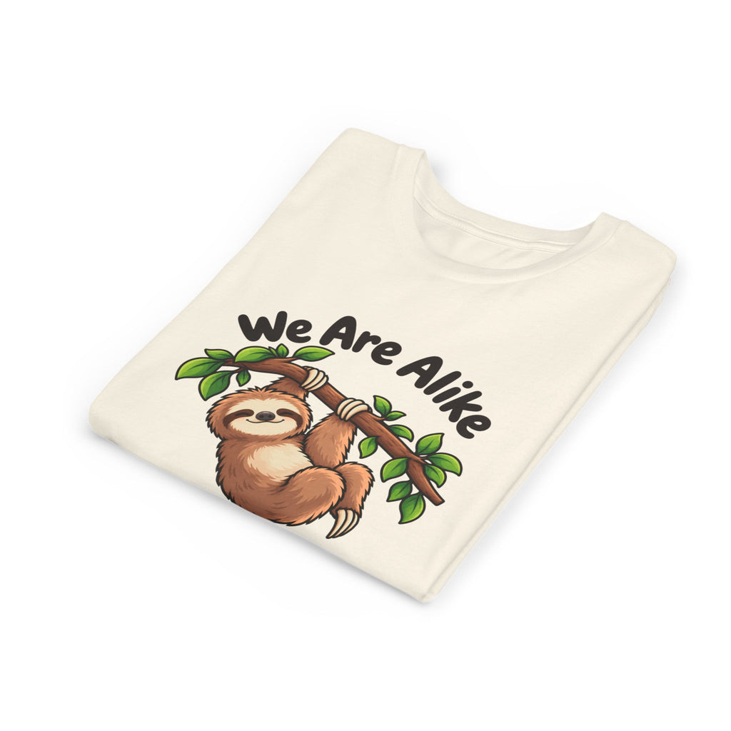 Cute Sloth “We Are Alike” Graphic T-Shirt